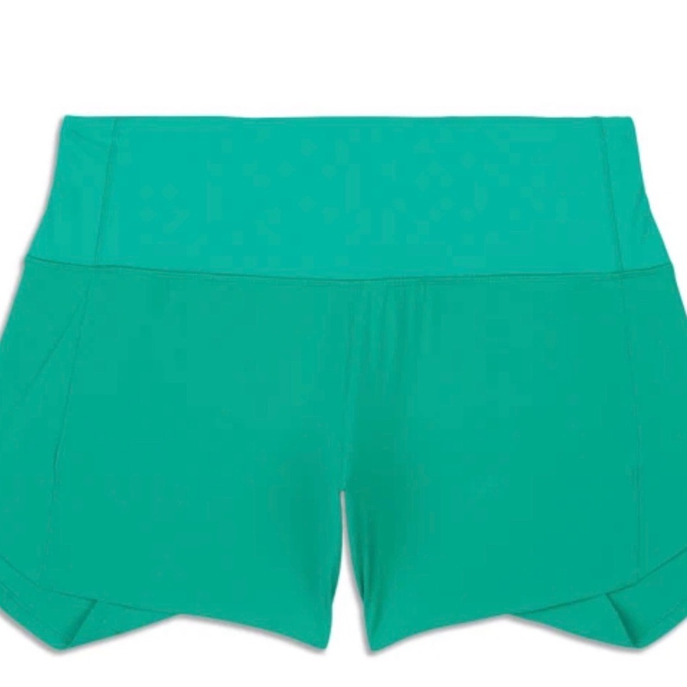 Lululemon Speedup Shorts Women's Teal Shorts 4” Size 6